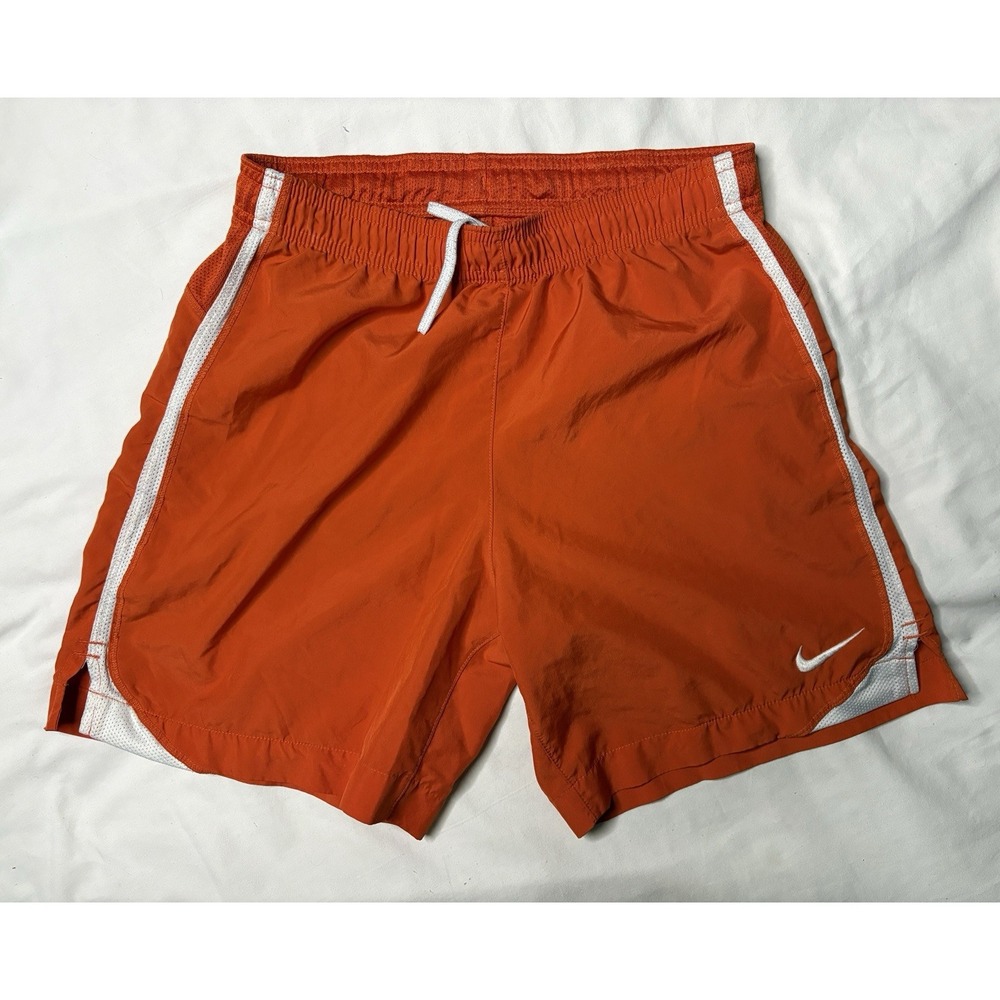 Nike Dri-FIT Soccer Athletic Shorts Youth Size Medium Orange 379159-858
